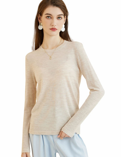 Soft Merino Wool Long-Sleeve Shirt